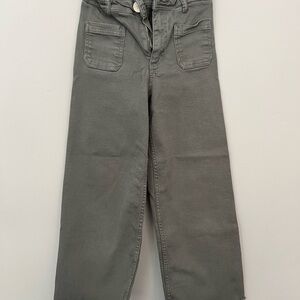 Zara Marine Jeans in Sage green 11-12